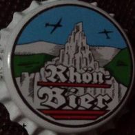 Rhön Brauerei Bier Kronkorken neu in unbenutzt, schön bunt, Segelflieger am Berg, TOP