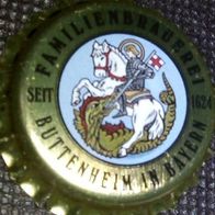 Buttenheim Bier Brauerei Kronkorken Bayern 2017 neu unbenutzt Drachen, Reiter + Pferd