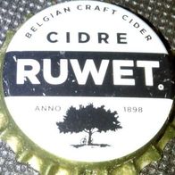 Ruwet Cidre Kronkorken Rand GOLD Kronenkorken Belgien neu 2020 Craft-Cider unbenutzt