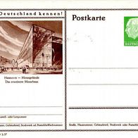 Bund P 24 Bildpostkarte Heuss ungebraucht Hannover