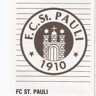 Panini Fussball 1993 Wappen FC ST Pauli Nr 376