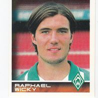 Panini Fussball 2001 Raphael Wicky Werder Bremen Nr 67