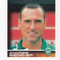 Panini Fussball 2001 Andree Wiedener Werder Bremen Nr 70