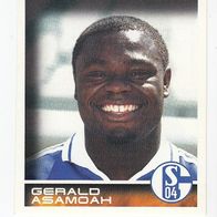 Panini Fussball 2001 Gerald Asamoah FC Schalke 04 Nr 215