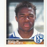Panini Fussball 2001 Emile Mpenza FC Schalke 04 Nr 216