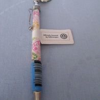 Kugelschreiber - VW Bulli Volkswagen ® mit Anhänger Sammlerstück RAR NEU