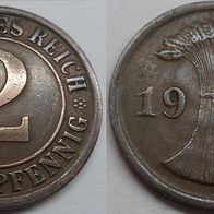 Deutsches Reich 2 Rentenpfennig 1924 (A) ## Li8