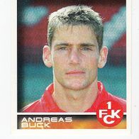 Panini Fussball 2001 Andreas Buck 1. FC Kaiserslautern Nr 266
