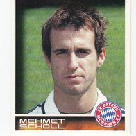 Panini Fussball 2001 Mehmet Scholl FC Bayer München Nr 345