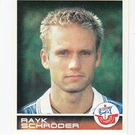 Panini Fussball 2001 Rayk Schröder FC Hansa Rostock Nr 391