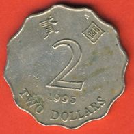 Hong Kong 2 Dollars 1995