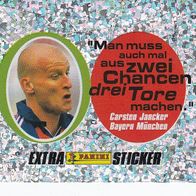 Panini Fussball 2001 Extrasticker Carsten Jancker