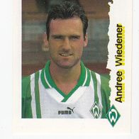 Panini Fussball Endphase 96/97 Andree Wiedener Werder Bremen Nr 39