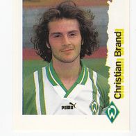Panini Fussball Endphase 96/97 Christian Brand Werder Bremen Nr 40