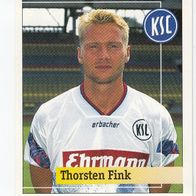 Panini Fussball Junior 95/96 Thorsten Fink Karlruher SC Nr 80