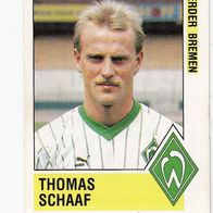 Panini Fussball 1989 Thomas Schaaf Werder Bremen Bild Nr 27