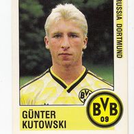 Panini Fussball 1989 Günter Kutowski Borussia Dortmund Bild Nr 44