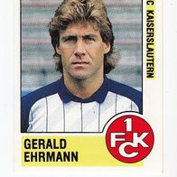 Panini Fussball 1989 Gerald Ehrmann 1. FC Kaiserslautern Bild Nr 132