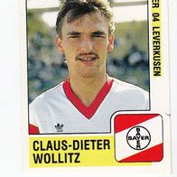 Panini Fussball 1989 Claus Dieter Wollitz Bayer 04 Leverkusen Nr 190