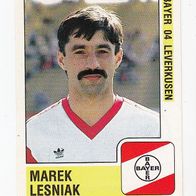 Panini Fussball 1989 Marek Lesniak Bayer 04 Leverkusen Nr 195