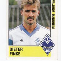 Panini Fussball 1989 Dieter Finke SV Waldhof Mannheim Nr 208