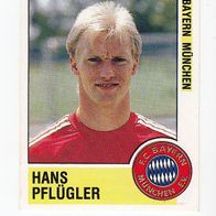 Panini Fussball 1989 Hans Pflügler FC Bayern München Bild Nr 243