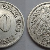 Deutsches Reich 10 Pfennig 1908 (A) ## S14