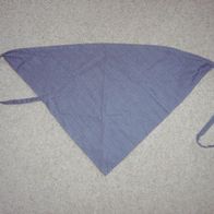 blaukariertes Dreieckstuch / Kopftuch für Kleinkinder