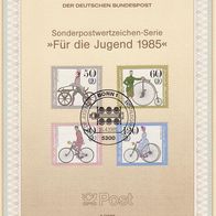 ETB - Ersttagsblatt - Sammlung - Deutsche Bundespost - Jahrgang 1985