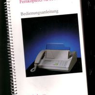 Bedienungsanleitung (Ringbuch 80 Seiten) für das Faxgerät/ Fernkopierer AF330TA