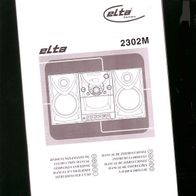 Bedienungsanleitung für das Micro CD-Player-System elta 2302M