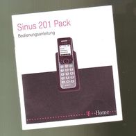 Original-Bedienungsanleitung für das Schnurlos-Telefon Sinus 201 Pack