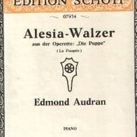 Edition Schott: E. Audran Alesia - Walzer