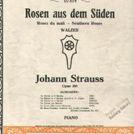 Edition Schott: Strauss Rosen aus dem Süden