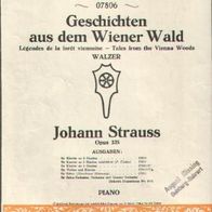 Edition Schott: Strauss Gesch. Wienerwald