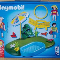 Playmobil 4140 - Set Planschbecken - Pool Badeurlaub Garten - komplett mit OVP