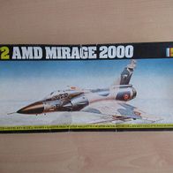 TOP!!! HELLER 354 AMD Mirage 2000 1:72 in OVP!!!