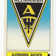 Panini Fussball 1986 Wappen Alemannia Aachen Bild 345