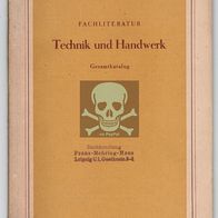 Technik und Handwerk, Gesamtkatalog 1953