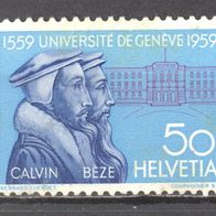 Schweiz, 1959, Mi. 671, Calvin, Univers. Genf, 1 Briefm., ungest.