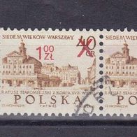 Polen Mi. Nr. 2195 - 2-fach waagerecht - 700 Jahre Warschau o <