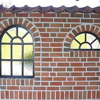 Bogen Gussfenster Stallfenster Gußfenster Farbe 567 x 423mm Neu Fenster mit Tür