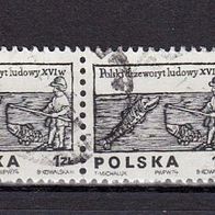 Polen Mi. Nr. 2350 - Holzschnitte - 3-fach o <