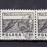 Polen Mi. Nr. 2350 - 2fach - Holzschnitte o <