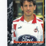 Panini Fussball 1997 Martin Braun 1. FC Köln Nr 303