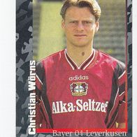 Panini Fussball 1997 Christian Wörns Bayer 04 Leverkusen Nr 348