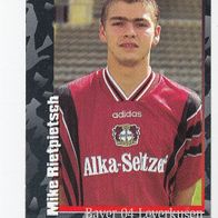 Panini Fussball 1997 Mike Rietpietsch Bayer 04 Leverkusen Nr 349