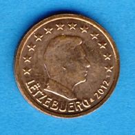 Luxemburg 2 Cent 2012