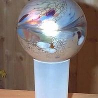 Glaskugel -sehr dekorativ- (Durchm. 10cm) -unbenutzt-