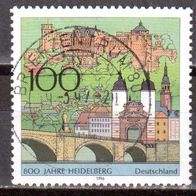 Bund 1996 Mi. 1868 Heidelberg gestempelt (9188)